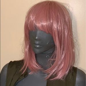 Pink wig